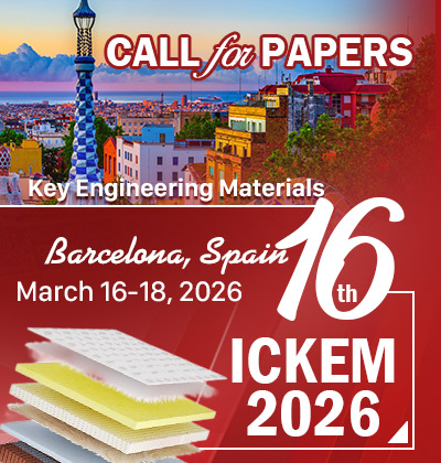 2026 The 16th International Conference on Key Engineering Materials (ICKEM 2026)