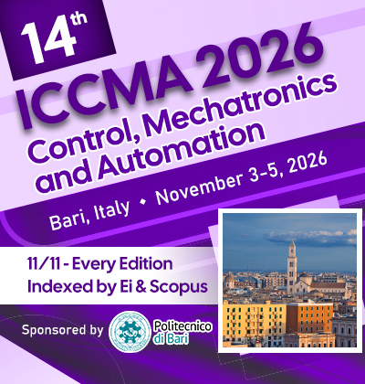 2026 The 14th International Conference on Control, Mechatronics and Automation (ICCMA 2026)