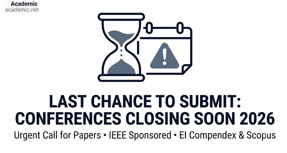LAST CHANCE TO SUBMIT  CONFERENCES CLOSING SOON 2026