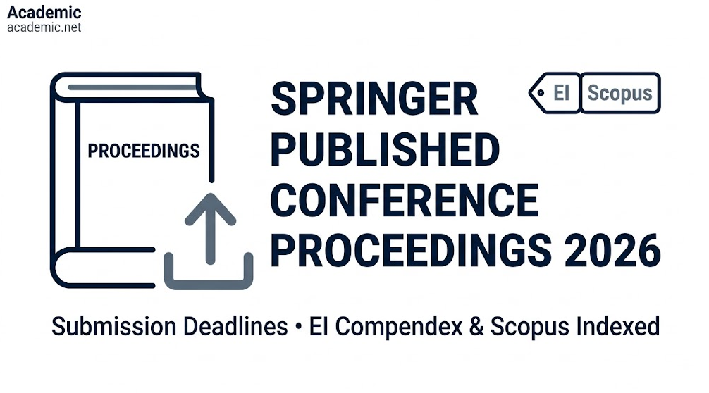 SPRINGER PUBLISHED CONFERENCE PROCEEDINGS 2026