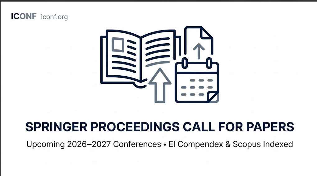 SPRINGER PROCEEDINGS CALL FOR PAPERS