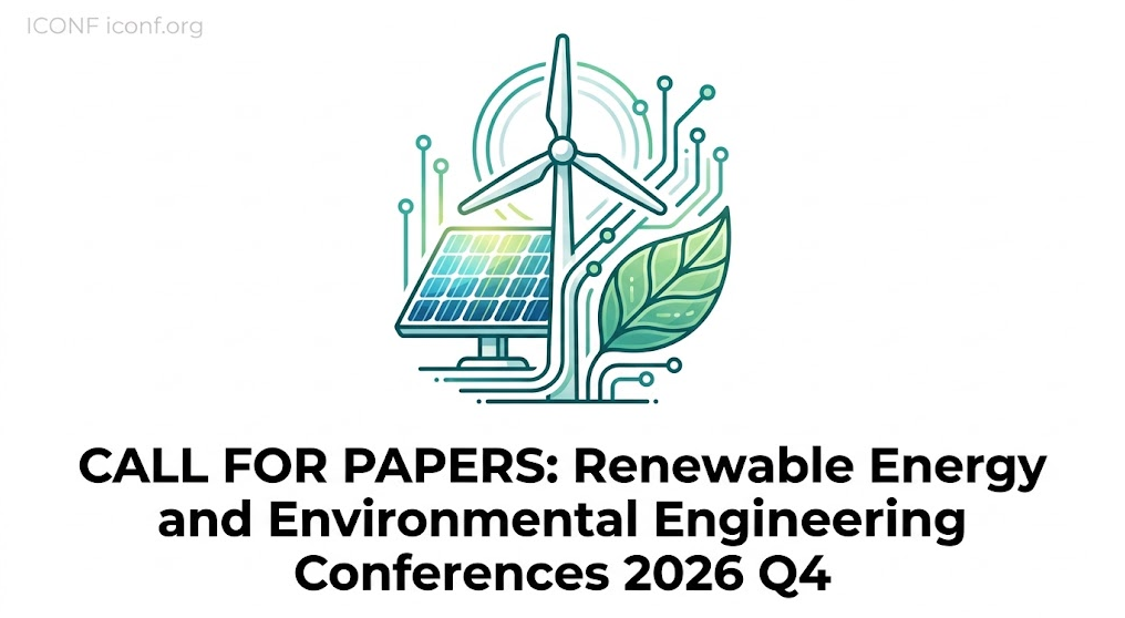 CALL FOR PAPERS Renewable Energy and Environmental Engineering Conferences 2026 Q4 Guide Banner