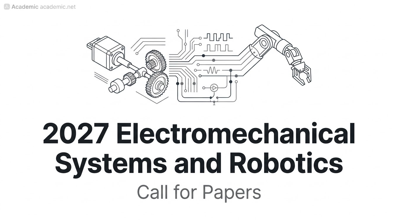 2027 Electromechanical Systems and Robotics Call for Papers