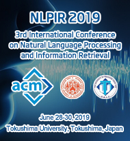 NLPIR 2019 cover